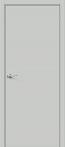 Глухая межкомнатная дверь окрашенная эмалью Браво-0 в цвете Grace